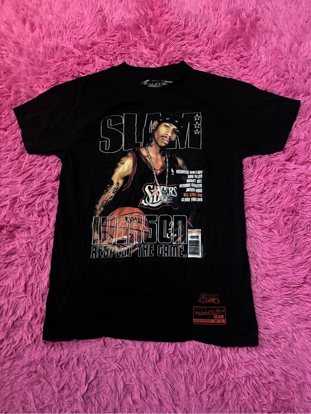 Mitchell & Ness Allen Iverson Slam Cover Tee